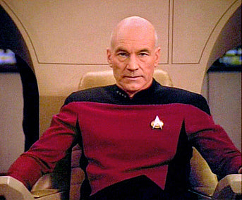 Be like Captain Picard.