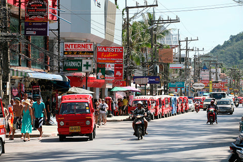 Patong Beach streetfront