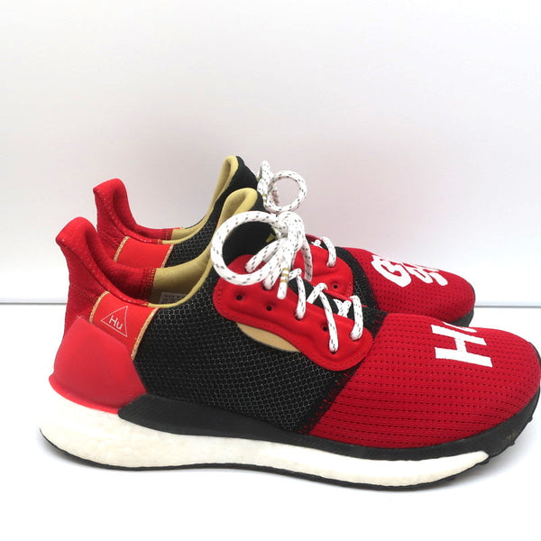 Pharrell x adidas Solar Glide Chinese New Year Sneakers Red Black S – Owned