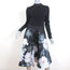 Ted Baker Dress Jordynn Black Floral Print Size 4 Long Sleeve Fit & Flare