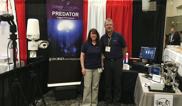 IPX360 Solutions Predator camera booth at Security Canada Expo Ottawa