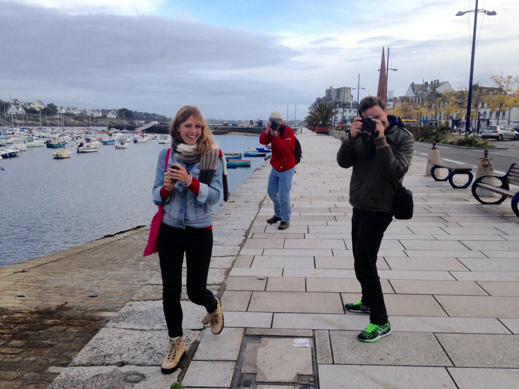 Die "Crew" unterwegs in Concarneau