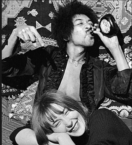 Jimi Hendrix trinkt Mateus - Maitre Philippe & Filles
