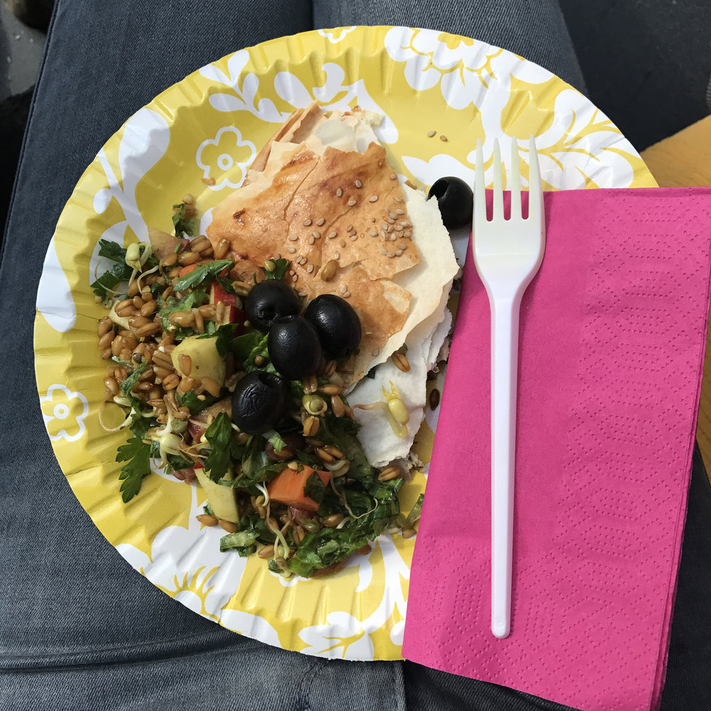 Picknick mit kalter Thunfischpastete