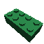 4x2 Green Lego Brick