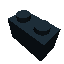 Dark Blue 1x2 Lego Brick