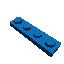 Flat Blue 4x1 Lego Brick
