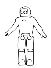 Robot Outline (Asimo by Honda)