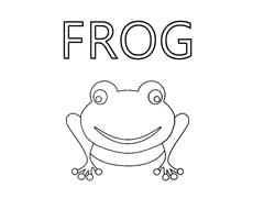 Frog outline