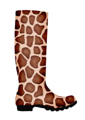 Giraffe Wellies design image