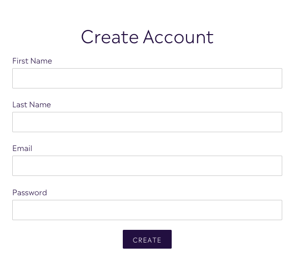 Create a Customer Account with Purple Urchin