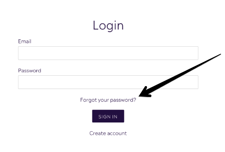 Reset your Password for your Customer Account - Purple Urchin's Loyalty Points Program 