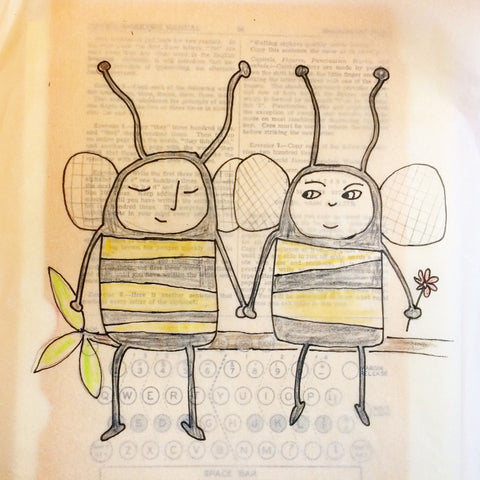 Bee friends drawing