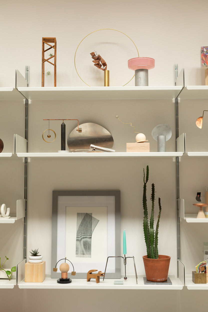 shelves that line their home, filled with inspiration and magic.