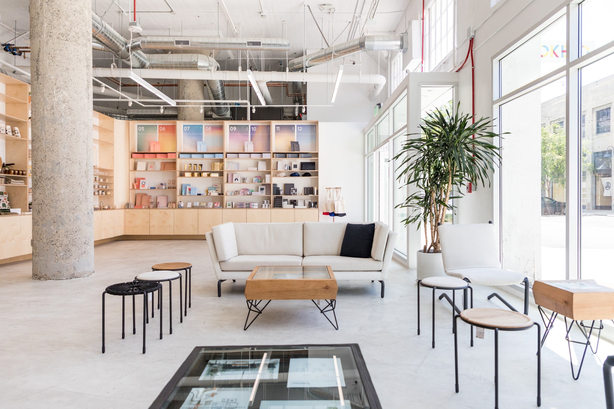 The Poketo Project Space @ ROW DTLA, one of four stores across LA.
