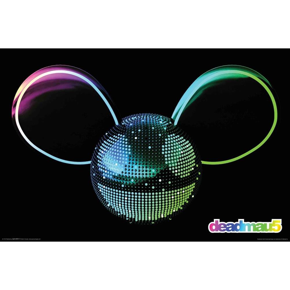 Deadmau5 Chrome Logo Poster Rockmerch