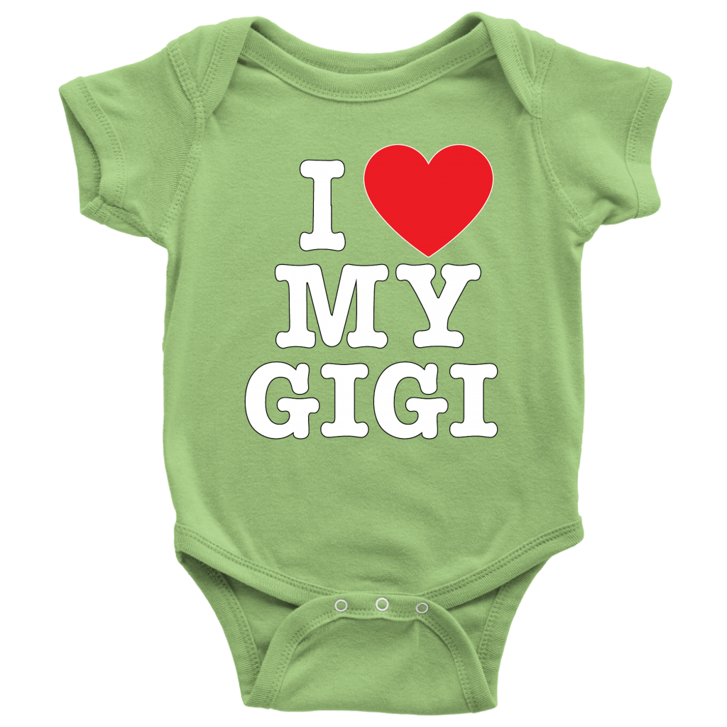 i love my gigi onesie