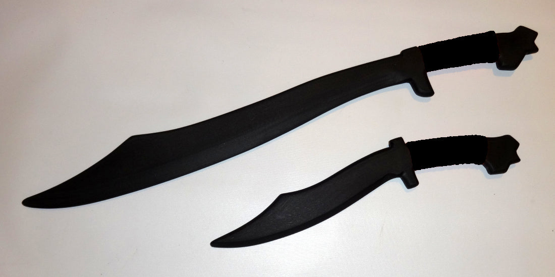 Details about   Filipino Ginunting Training Polypropylene Sword Dagger Practice Machete Pinuti 