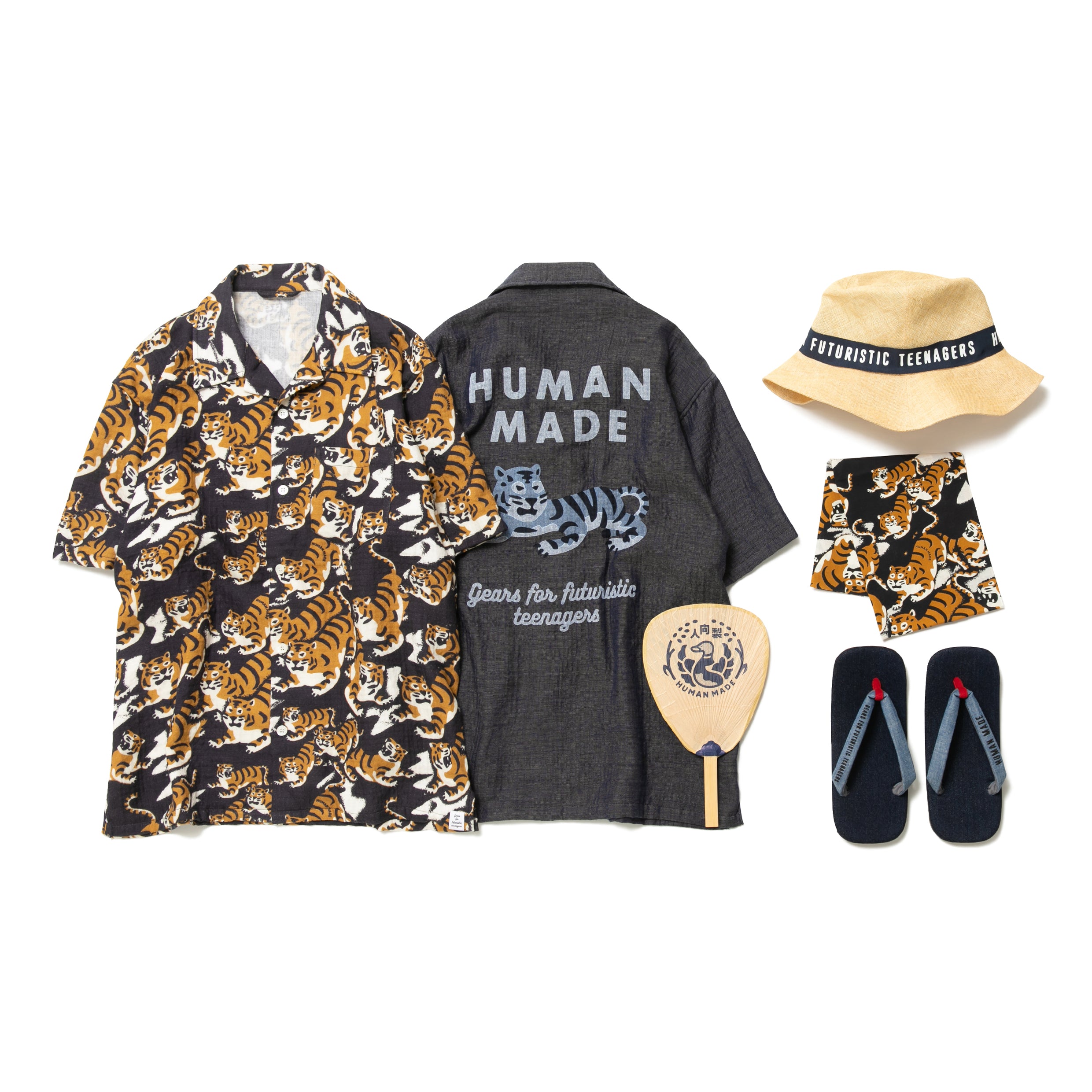 human made TIGER GAUZE SHORTS パンツ ショートパンツ パンツ