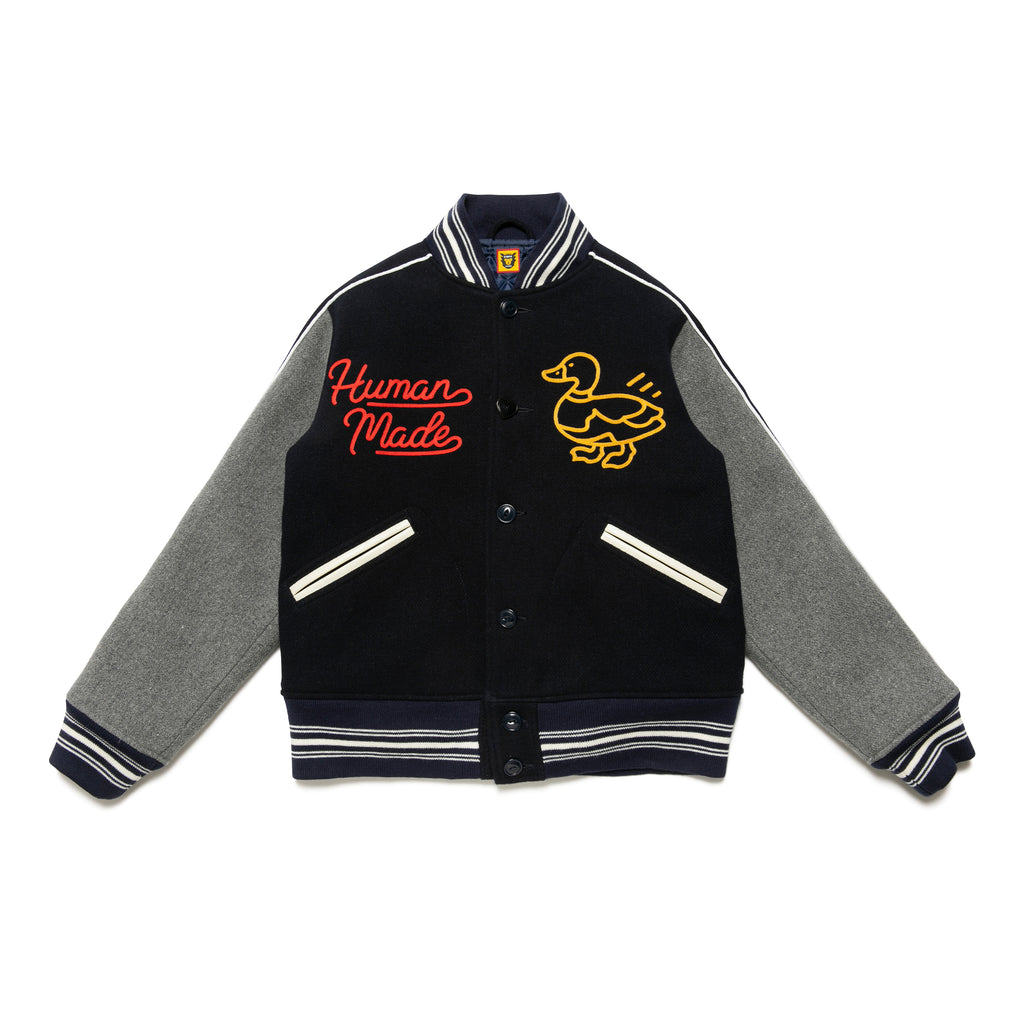 激安ブランド HUMAN MADE ヒューマンメイド VARSITY JACKET スタジャン