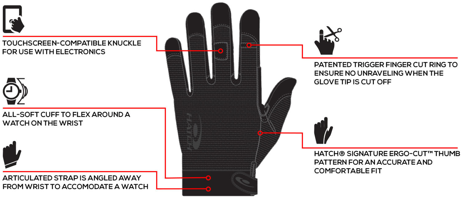 Hatch TSK323 Task Leather Light Glove