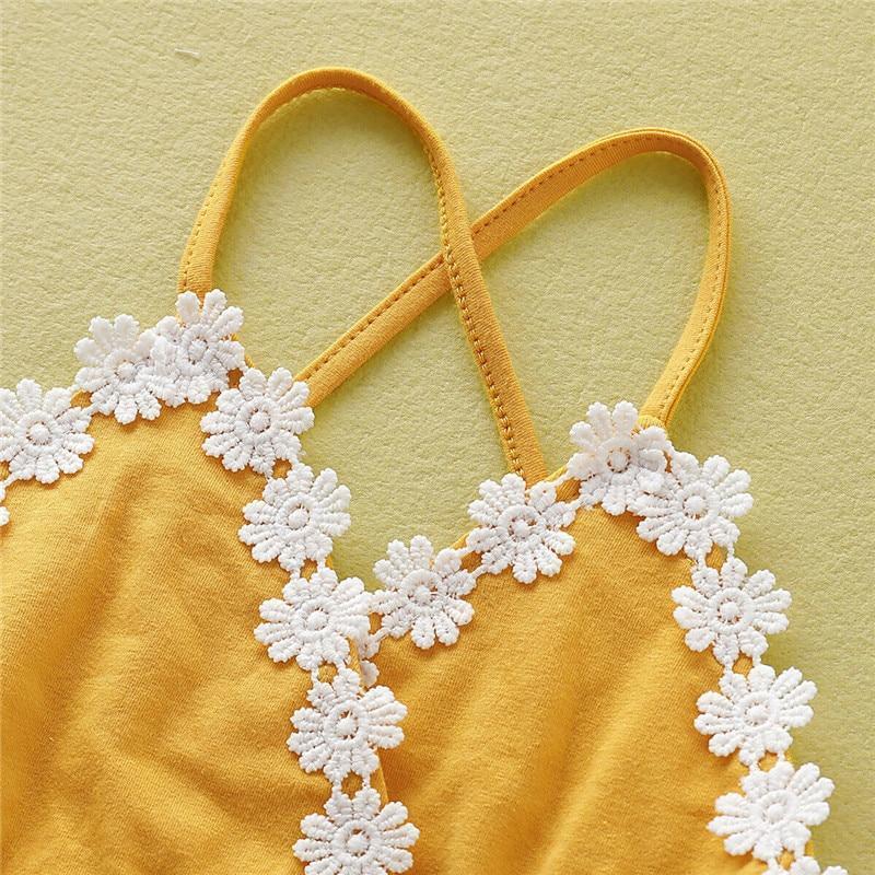 baby girl lemon romper