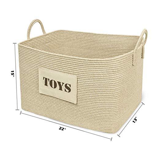 large toy storage basket