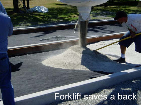 forklift saves a back