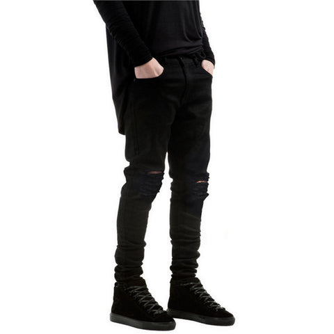 Streetwear Black Denim
