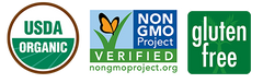 organic gluten free and non GMO