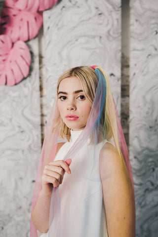 rock n roll bride x crown and glory 2019 veil and cape collection lisa jane photography