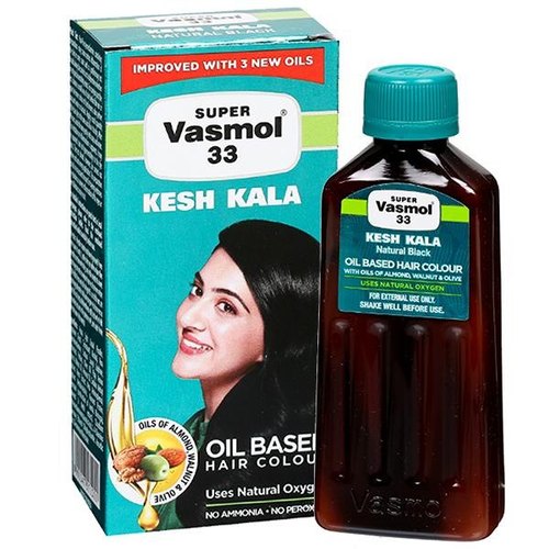 Buy Super Vasmol 33 - Oil based Hair Colour - 100ml Online - Ayush Care