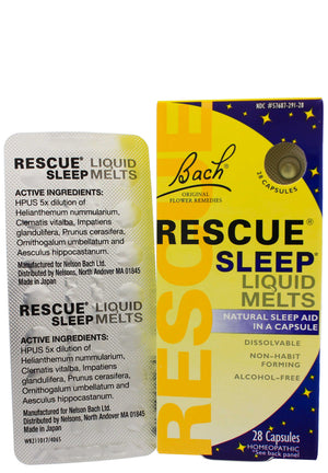 Bach Flower Remedies Rescue Sleep Liquid Melts