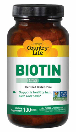 Country Life Biotin 1000 mcg