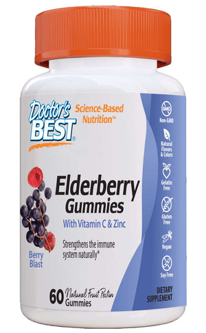 Doctor's Best Elderberry Gummies with Vitamin C & Zinc