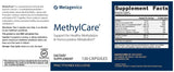 Metagenics MethylCare Label