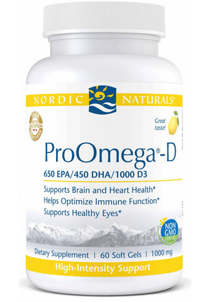 Nordic Naturals ProOmega-D Lemon 1000 mg