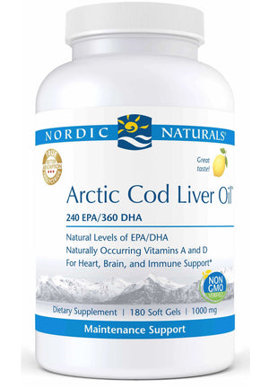 Nordic Naturals Arctic Cod Liver Oil Softgels