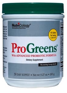 Nutricology ProGreens with Advanced Probiotic Formula