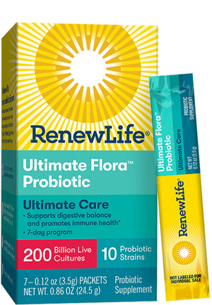 Renew Life Ultimate Flora Ultimate Care Probiotic 200 Billion (Formerly Extra Care)