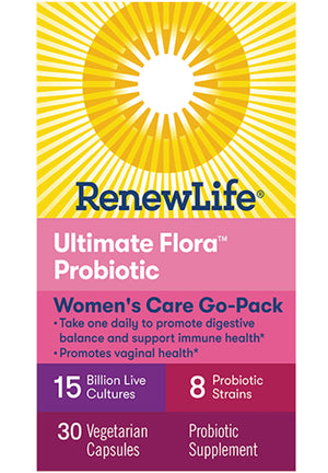 Renew Life Ultimate Flora Women’s Care Probiotic Go-Pack 15 Billion