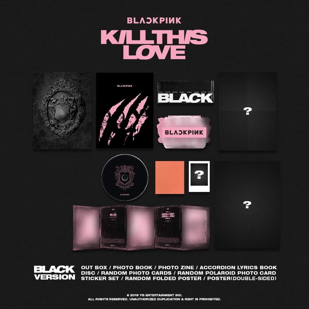 Black Pink Kill this love