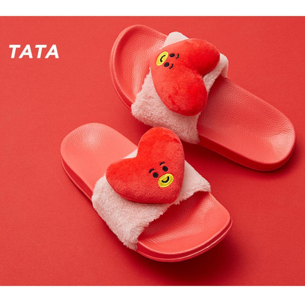 BT21 PLUSH DOLL SLIPPERS | SIZE : 7 and 