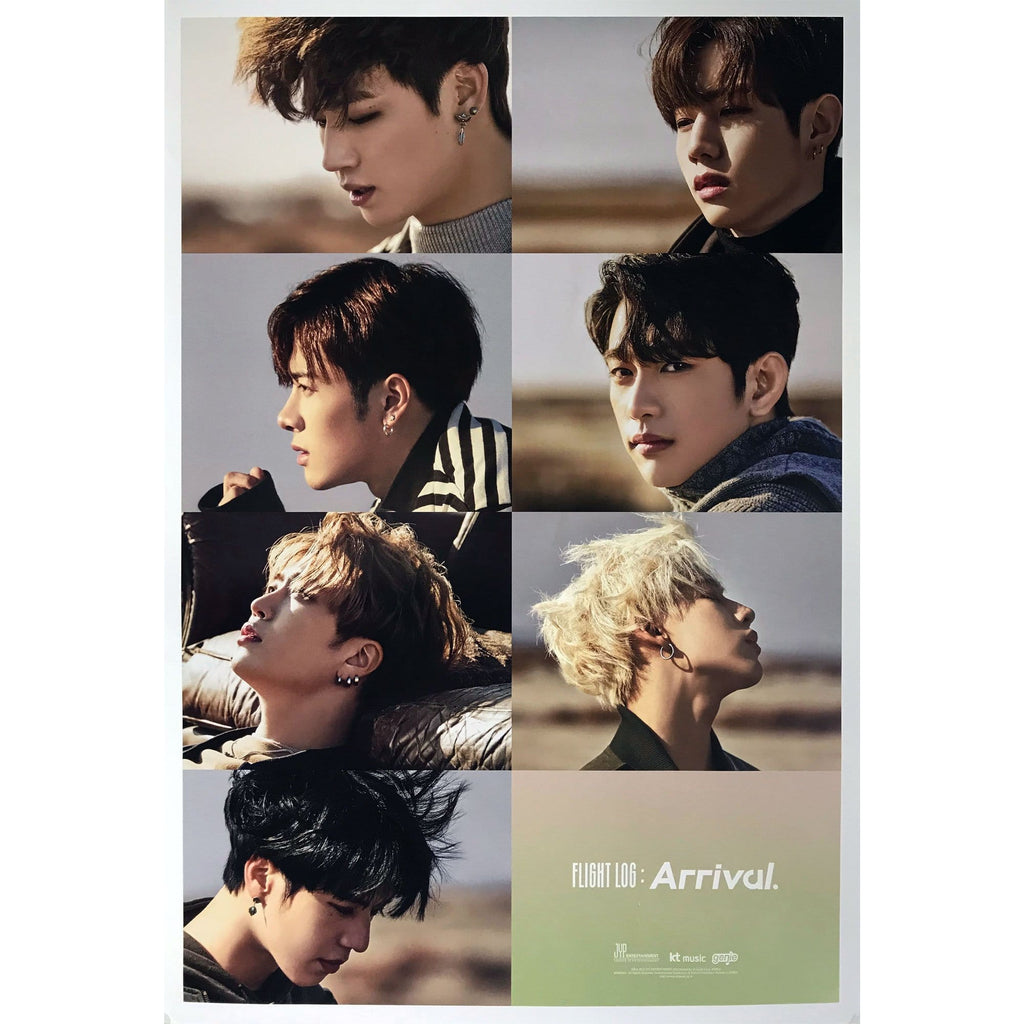 got7 7 1烱9 flight log arrival ever poster