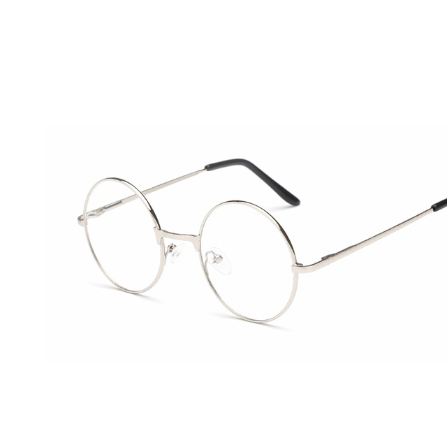 silver circle glasses