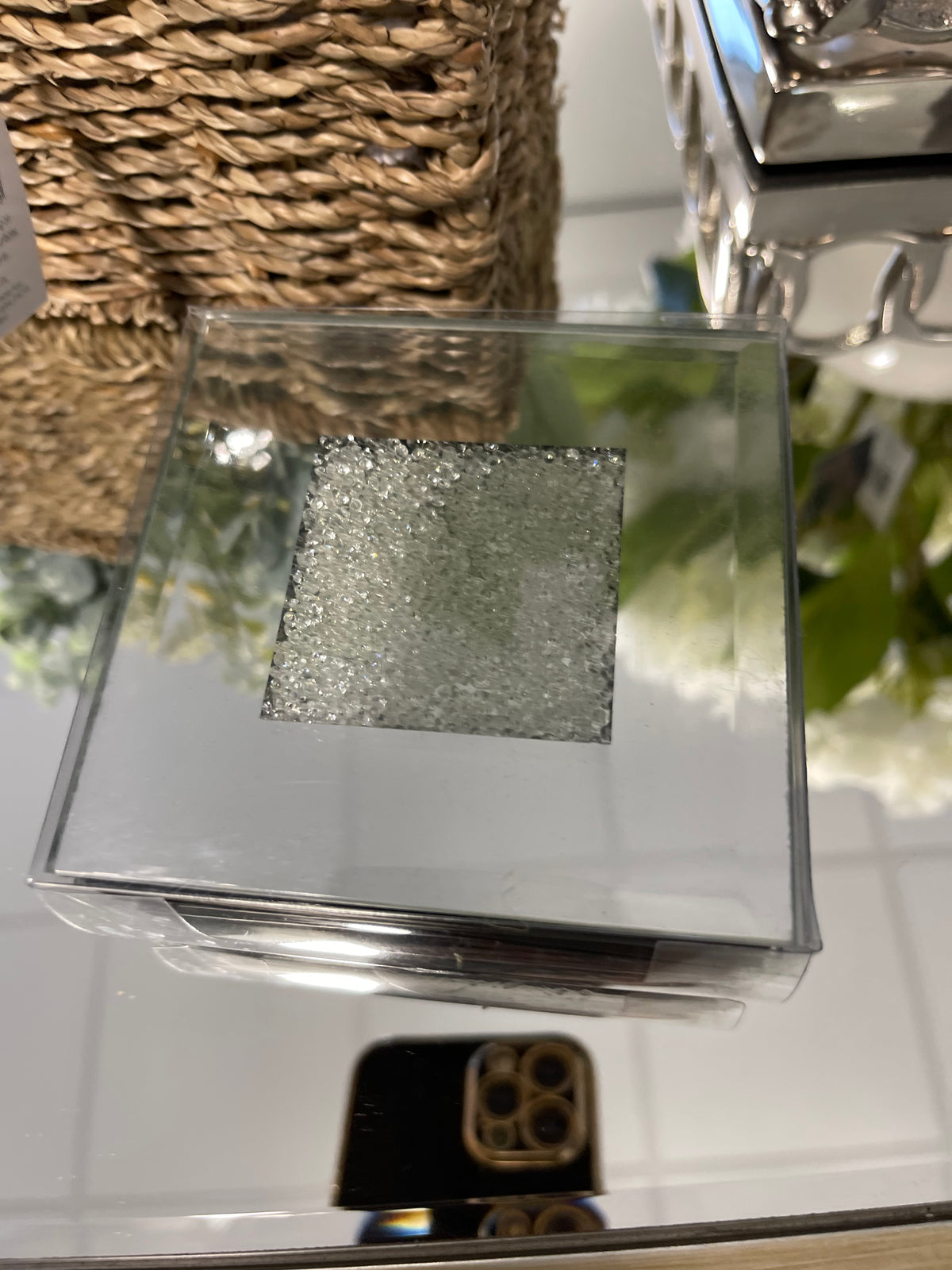 Mirror Sparkle Diamond Coasters