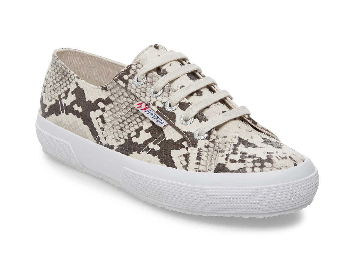 2750-SYNTH SNAKEW TAUPE SNAKE – Superga
