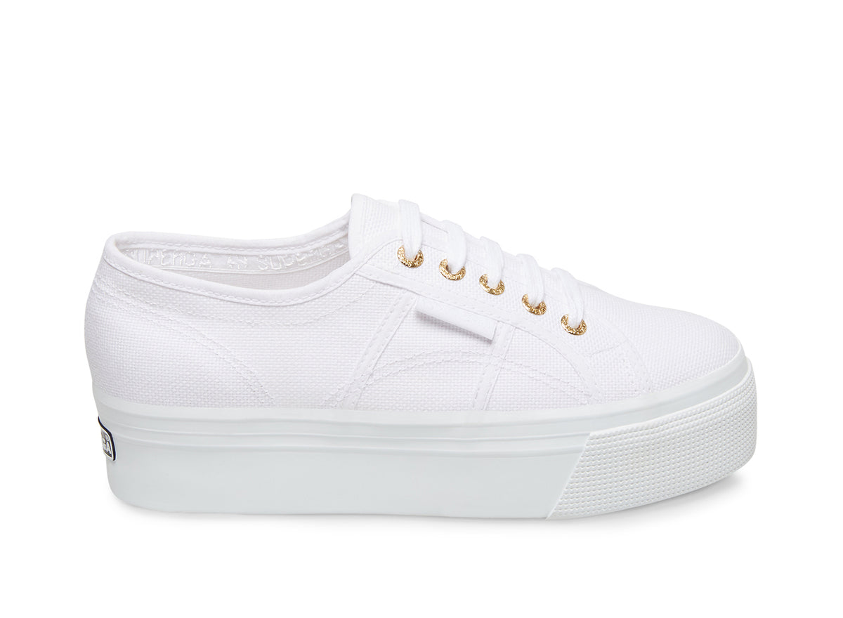 leather platform superga