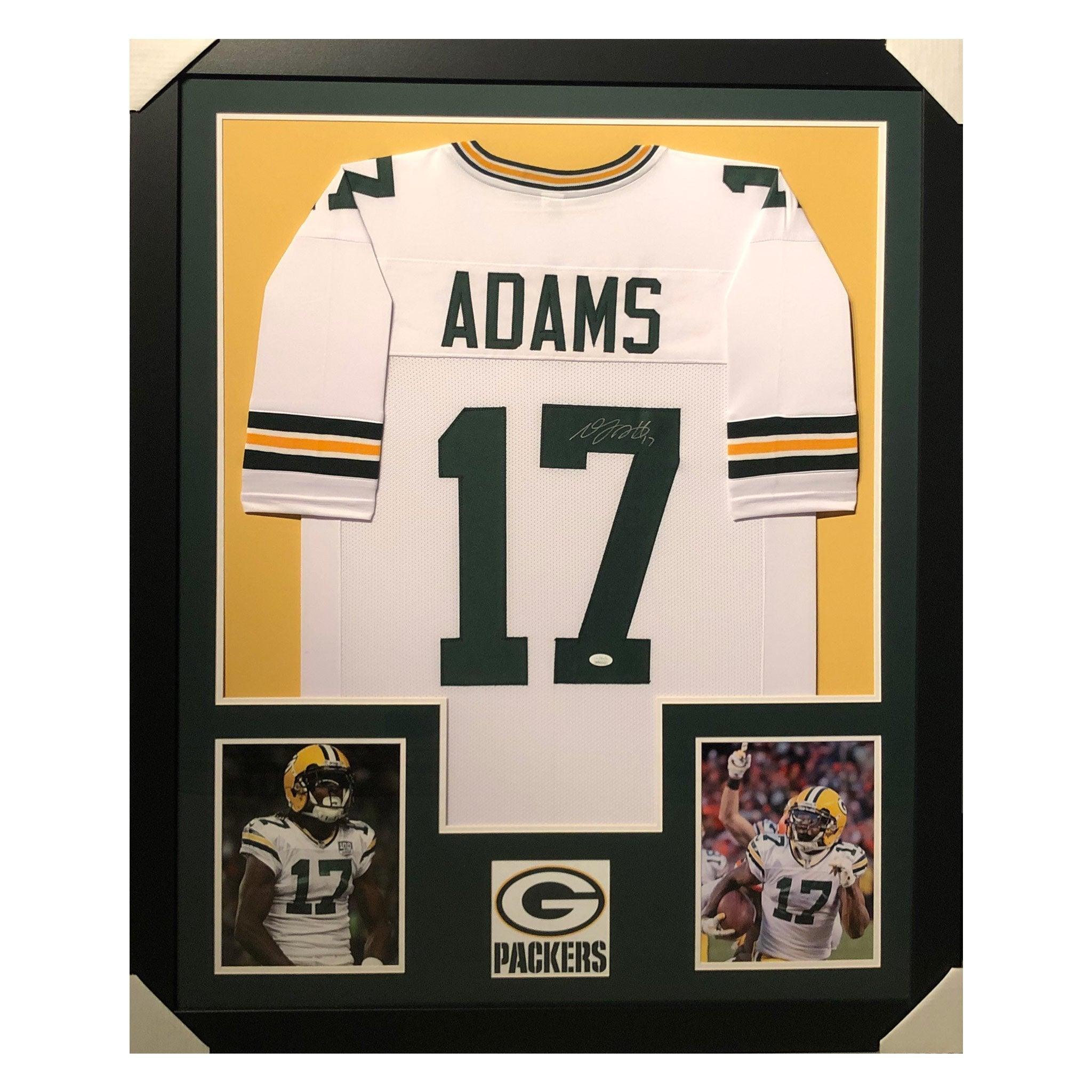 LAS VEGAS RAIDERS DAVANTE ADAMS AUTOGRAPHED SIGNED JERSEY JSA COA