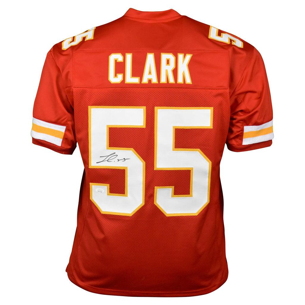 Frank Clark signed framed custom jersey NFL Kansas City Chiefs PSA